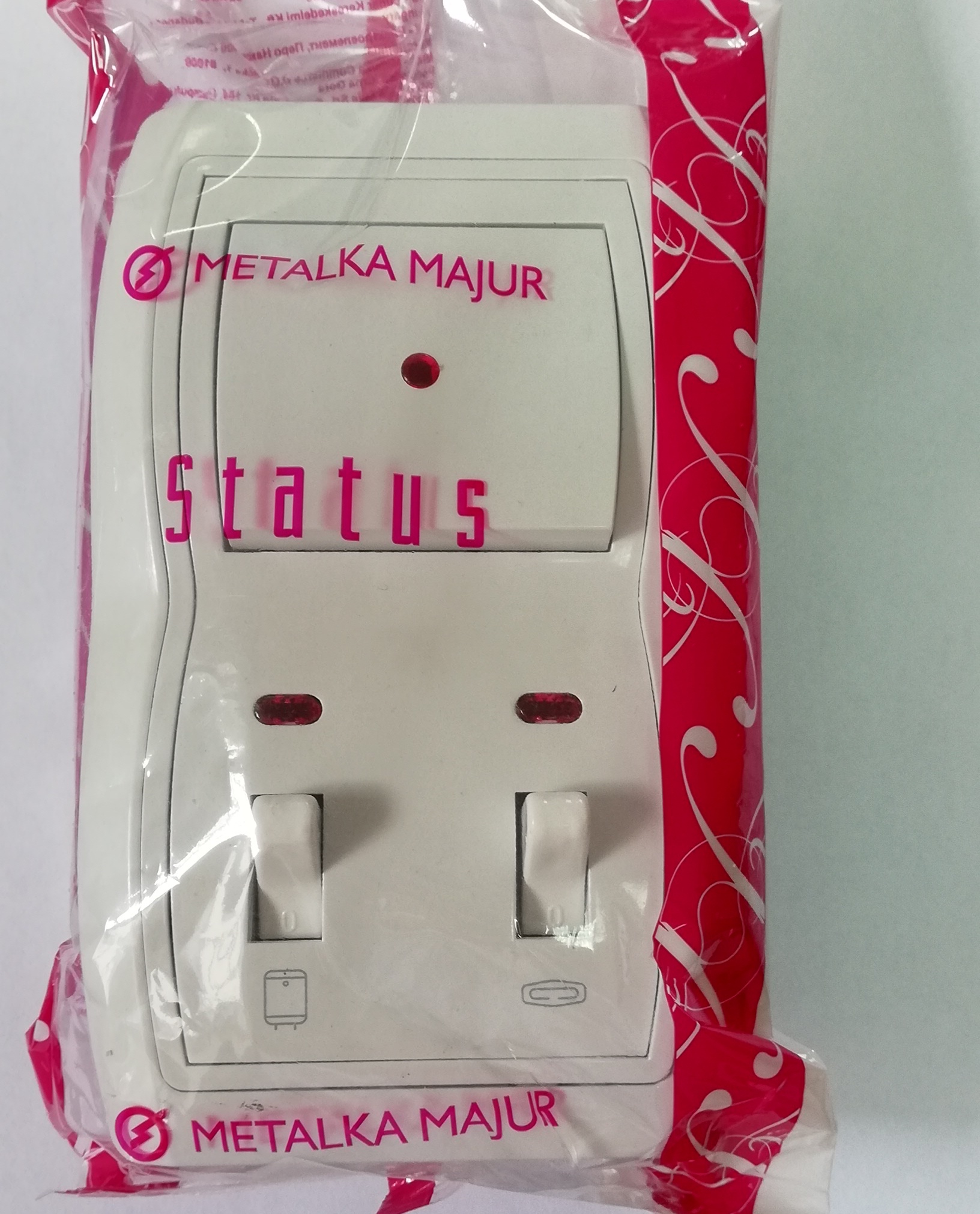 Indikator kupatila vertikalni STATUS Metalka Majur 14.01.096