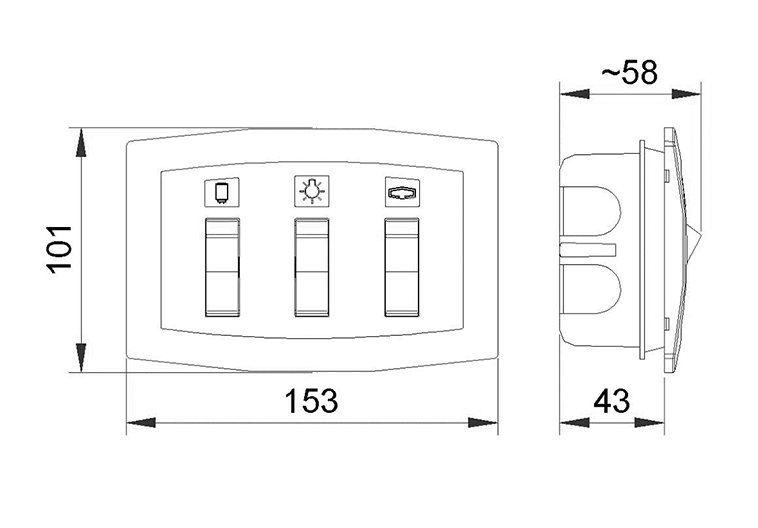 INDIKATOR ZA KUPATILO art. 3146B NOPALLUX SA INDIKACIJOM