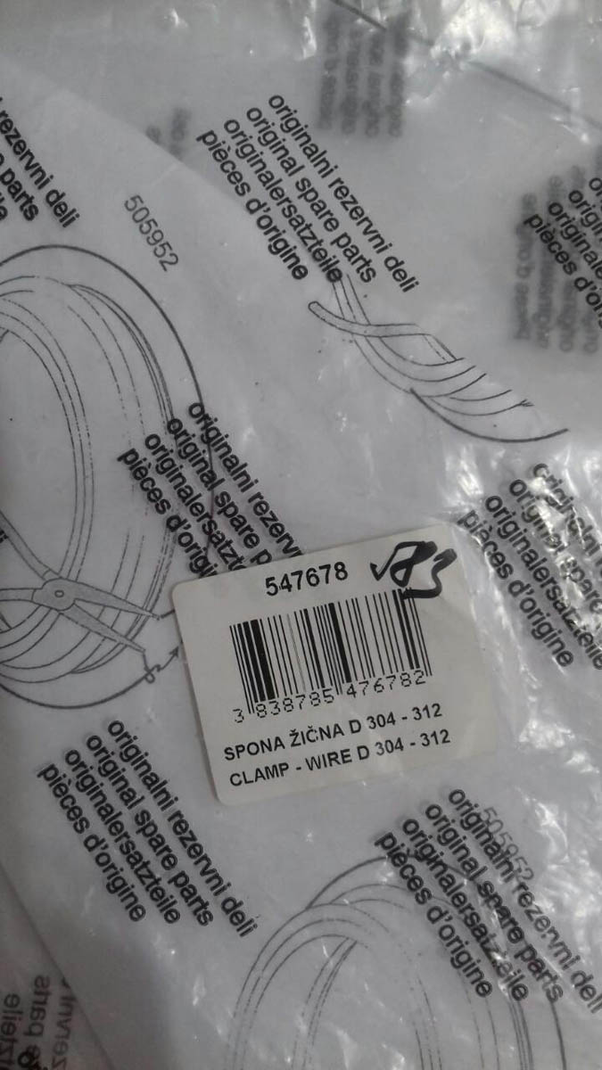 Servisna selna ves masine GORENJE WA583 547678 62635 0121323