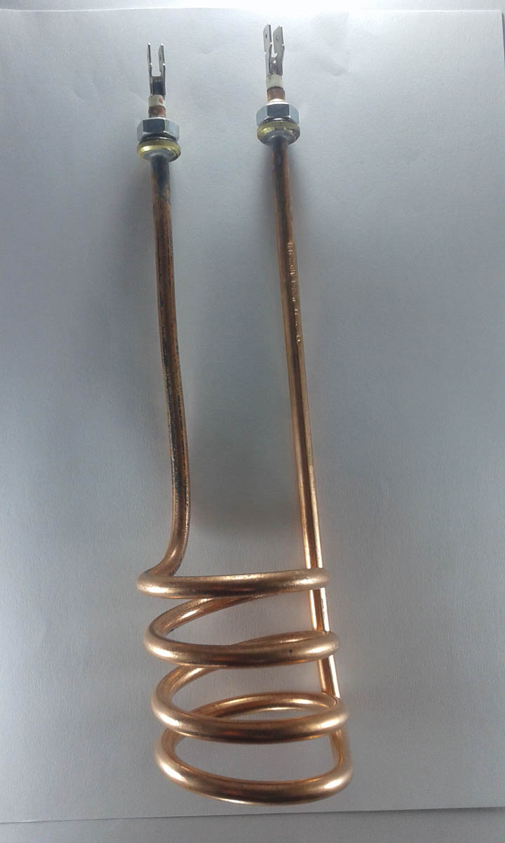 Grejac bojlera 2000w spiralni bakarni bez prirubnice fi6.5mm 10l niskomontazni