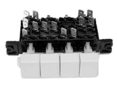 Tastatura ves masine EIDA 4 dugmeta bela 