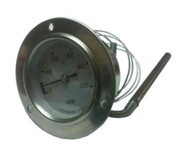 Termometar 500  stepeni METALNI SA ROZETNOM