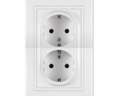 Prikljucnica dvopolna dupla ALING 16A 250V  604.00