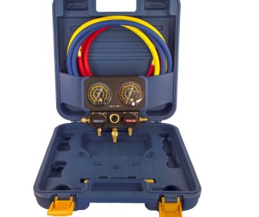 Manometarska baterija u koferu  sa crevima  2/2 R22, 134, 404, 407  VALUE  VALUE VRM2-B-0501  3x1500mm