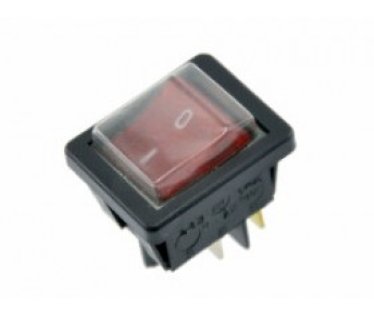 Prekidac DS 401 YAK crveni sa zastitom 0-1