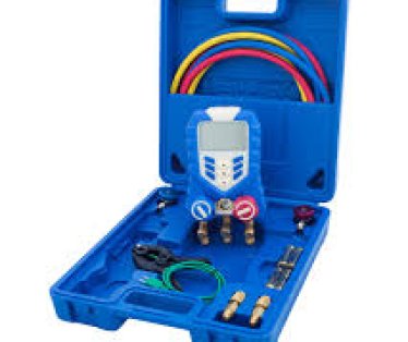 FR digitalna manometar u koferu sa crevima R-134, 407, 410, 404, 406, 1234 VDG-1 VALUE