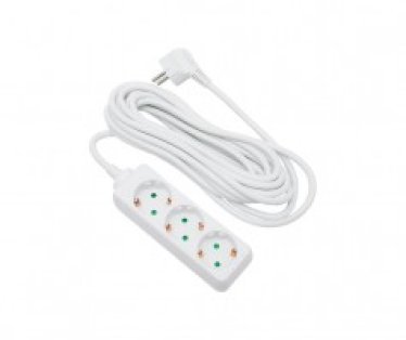 Produzni kabel bez prekidaca 3mesta/5m MAXWERK