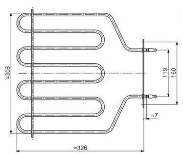 GREJAC KALORIFERA 1500W KONCAR