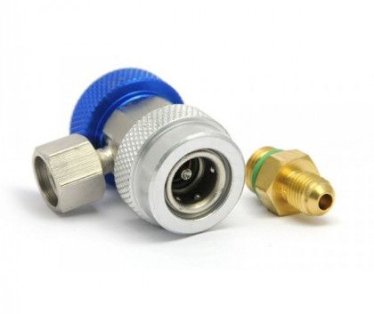 HANSEN SPOJKA ZA AUTOKLIME R134A PLAVI LP 1/4 SAE ELKE