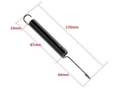 OPRUGA MASINE ZA SUDOVE GORENJE 148559 INDESIT C00041169 C00075689 MIDEA 12976000000125 WHIRPOOL 480140101074 BOSCH 00793780 AMICA 1015960