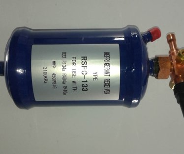 Resiver boca  REFRIGERANT RECEIVER TYPE RSPC-133 1.6 litara sa rotalok ventilom